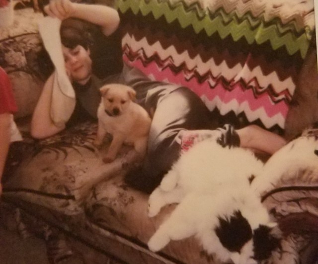 Boofy as a pup